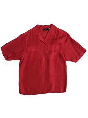 Charter Club Silk Short Sleeve Shirt